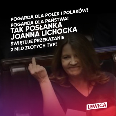 Poseł Joanna Lichocka
